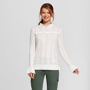 A New Day Ruffle Pullover Top - Sz. L